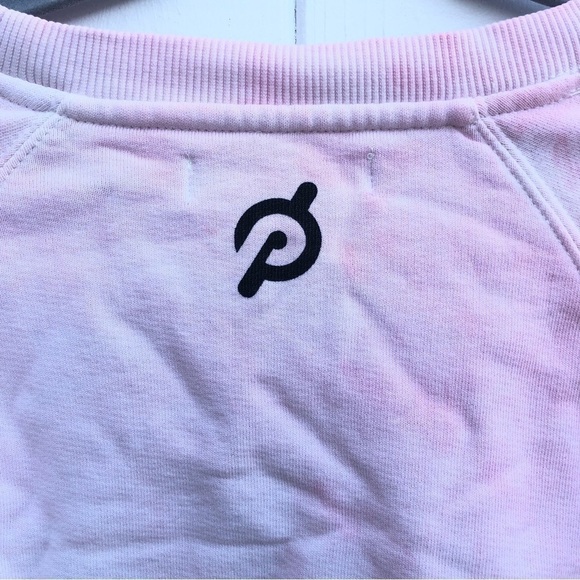 Peloton x Spiritual Gangster Tie Dyed Spell out Sweatshirt Medium - Picture 4 of 7